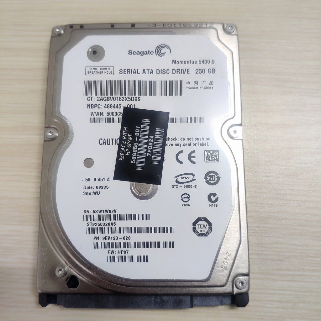 Ổ cứng Laptop HDD 250GB 320GB 500GB 1TB giá rẻ các loại 7-9mm - hàng tháo máy xài bao bền | BigBuy360 - bigbuy360.vn