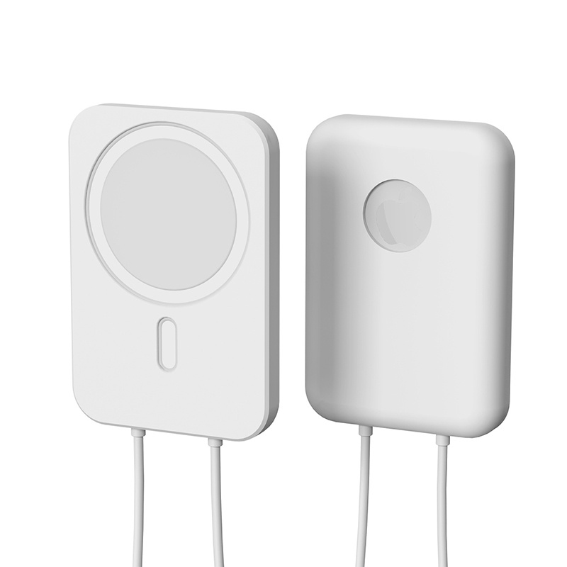 Vỏ bảo vệ sạc dự phòng hỗ trợ sạc không dây bằng silicon chống rơi thích hợp cho iPhone 12 13