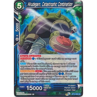 Thẻ bài Dragonball - TCG - Hirudegarn, Catastrophic Combination / BT14-055'