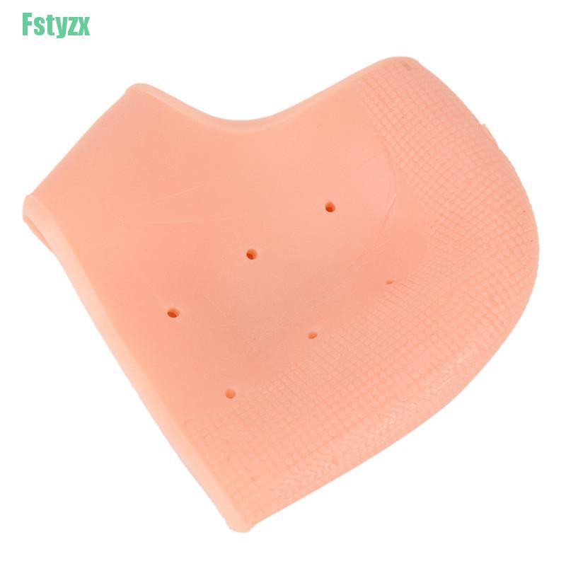 fstyzx 2 PCS Silicone Moisturizing Gel Heel Sock Cracked Foot Skin Care Protector Hot