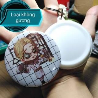 Móc khóa tròn nhân vật One Piece