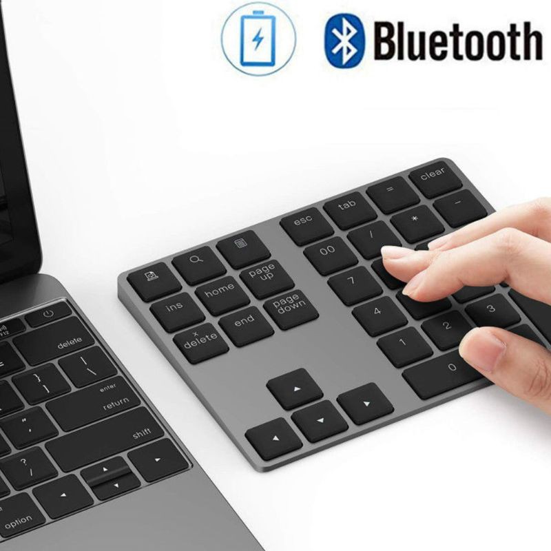 Bàn Phím Số Không Dây Bluetooth 34 Phím Cho Apple