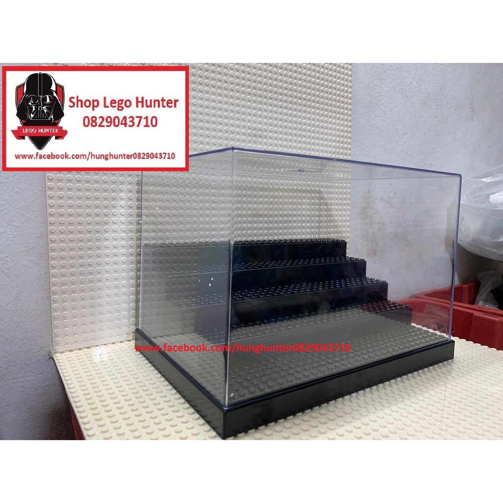 Hộp trưng bày 5 tầng Minifigures Display Case Kính đúc liền chống bụi bẩn