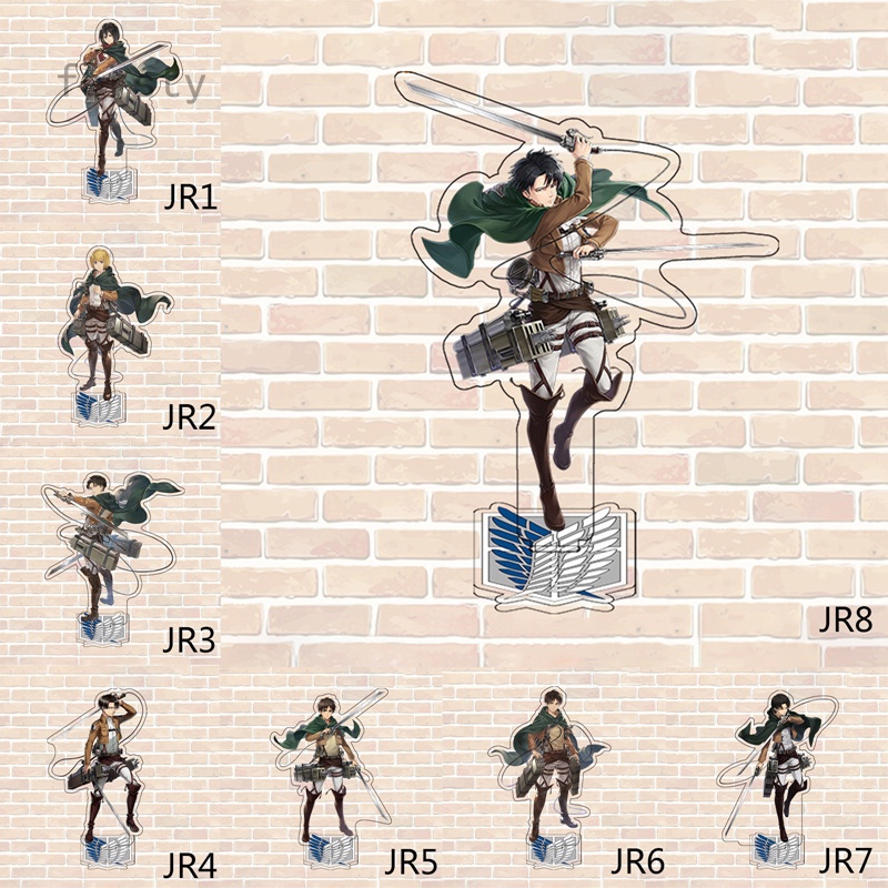 Mô hình nhân vật Shingeki No Kyojin trong Attack On Titan hai mặt bằng acrylic
