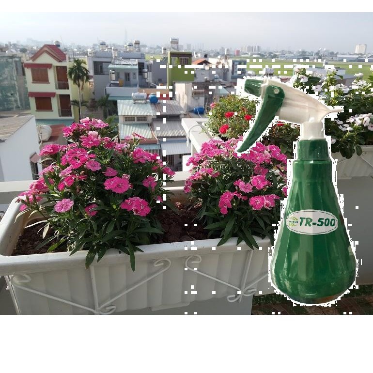 Bình Xịt Nước Tưới Cây Phun Sương Để Bàn Tiện Lợi 600ML - Có Thể Phun Tia Hoặc Phun Sương