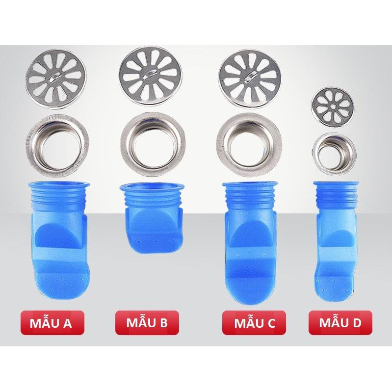 ❌GIÁ SỈ❌ Bịt Cống Silicon Chặn Mùi Hôi Cống Bộ Nắp Phễu Thoát Sàn Chống Trào Ngược Ngăn Côn Trùng Khử Mùi 88146