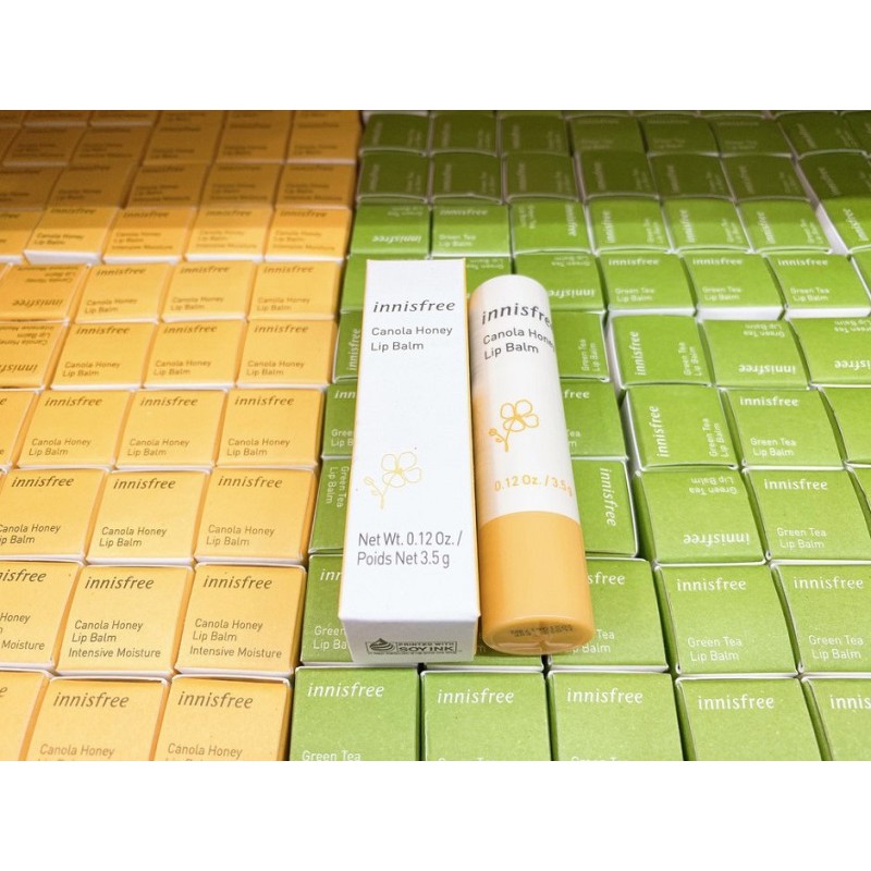 [ Hàng Chuẩn ] Son Dưỡng Môi Innisfree Canola Honey Lip Balm Hàn Quốc, Thỏi 3.5g, Cho Đôi Môi Thêm Quyến Rũ