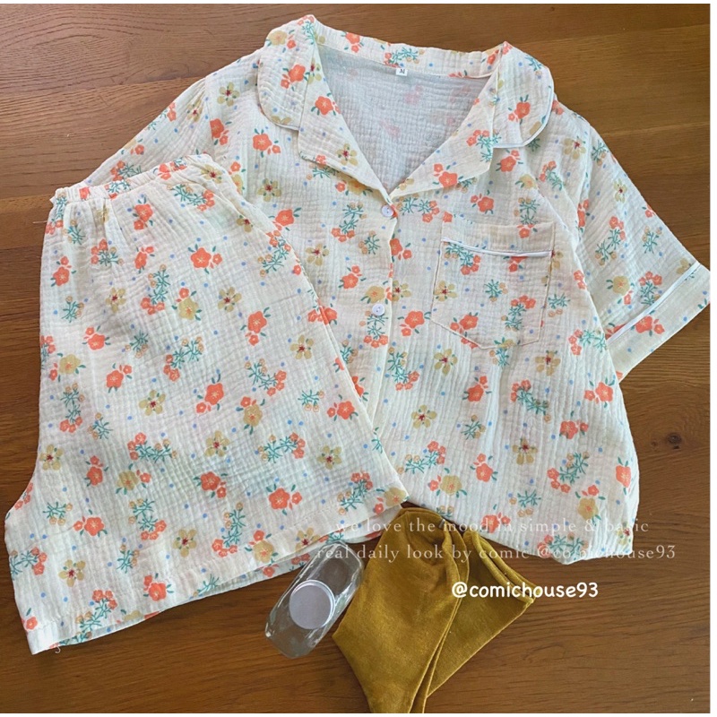 PIJAMA XÔ NHĂN MUSLIN / COMICHOUSE | BigBuy360 - bigbuy360.vn