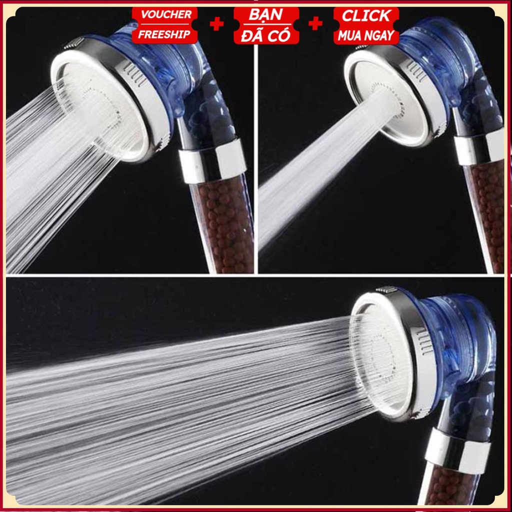 #Tay Vòi Hoa Sen Hạt Lọc X9 - Chọn Thêm Dây Và Giá Treo Vòi - 3 Chế Độ Phun Nước