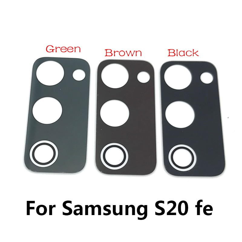 2Pcs. New Back Camera Lens Glass Replacement For Samsung Galaxy A12 A31s A42 A21 S20 Plus / S20 Ultra / S20 Pro / S20 Fe