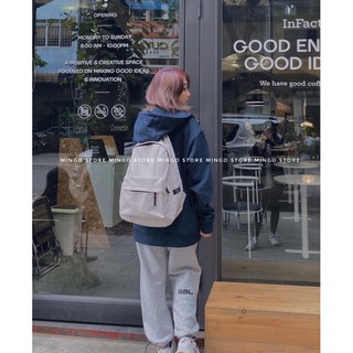 [Mã SKAMCLU9 giảm 10% đơn 100K] Balo vải kaki dày dặn (FAH BACKPACK)