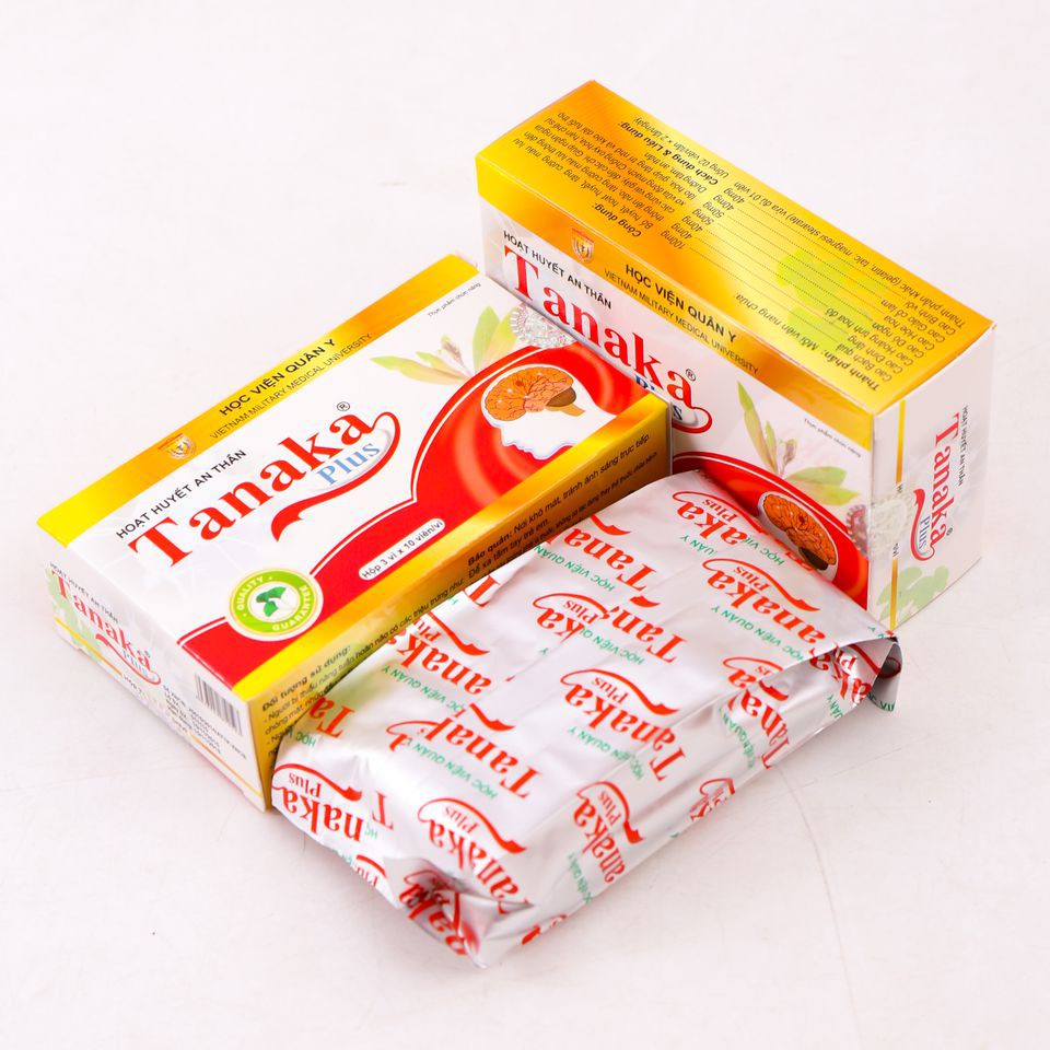 Hoạt huyết an thần Tanaka Plus Học viện Quân Y 30 viên
