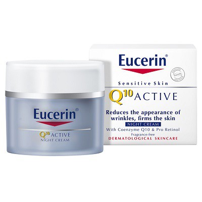 EUCERIN Q10 ACTIVE NIGHT CARE 50ML - Kem dưỡng ban đêm ngăn ngừa nếp nhăn