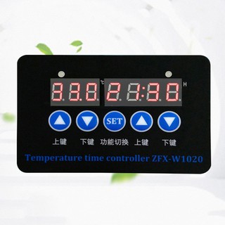 Bộ điều khiển thời gian nhiệt độ ZFX-W1020 Bộ điều khiển nhiệt độ vi tính kỹ thuật số với điều khiển thời gian