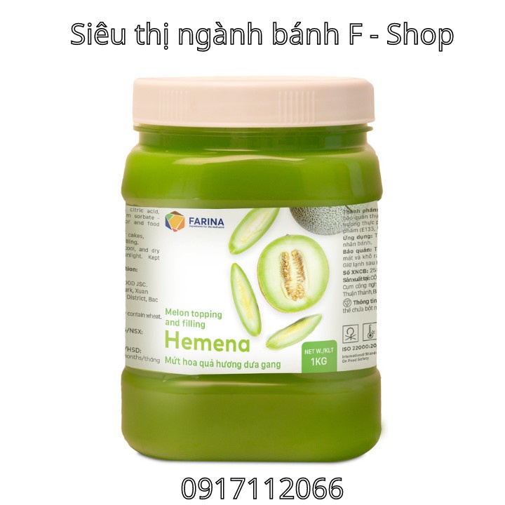 Nguyên liệu làm bánh - Mứt phủ bóng Farina với hương trái cây tự nhiên và màu sắc đẹp mắt