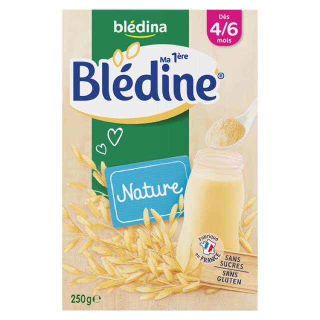 [HSD 10/2022] Bột Lắc Sữa Bledina 250g 4-6m+ vị tự nhiên (Pháp)