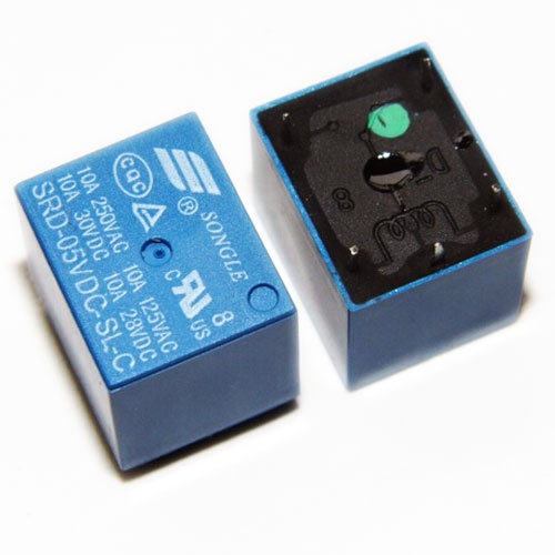 Relay 5v Songle loại 5 chân, rờ le 5v dòng 10A.