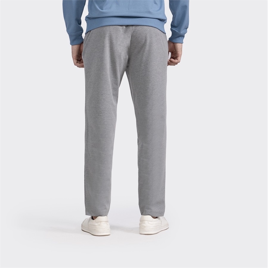 Quần Jogger Nam Thun Dài Thu Đông Thể Thao ARISTINO APA009W2 Dáng Regular fit cạp chun gấu suông Vải Cotton Cao Cấp