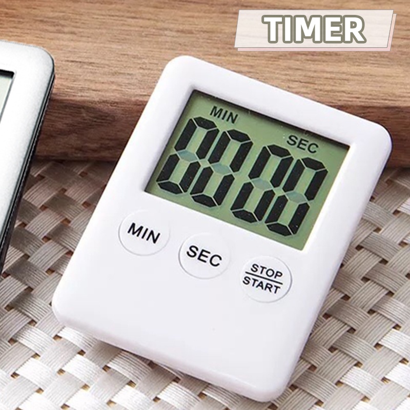 Multi-Function LCD Display Ultra-Thin Electronic Timer Mute with Magnet