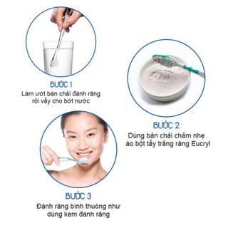 Bột Trắng Răng Eucryl Giúp Răng Trắng Sáng 50g