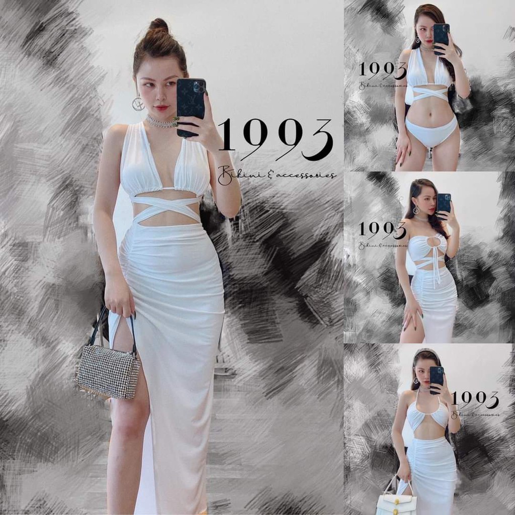 BIKINI SET 3 MÓN KÈM VÁY CAO CẤP BIKINI129K