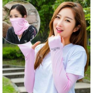Bộ khăn đeo cổ, che mặt và găng tay siêu xinh ko logo loại đẹp