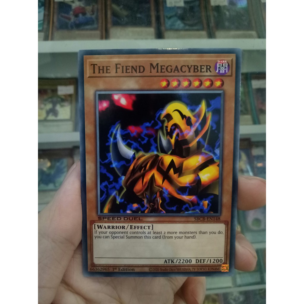 Thẻ Bài Lẻ YugiOh! Mã SBCB-EN148 - The Fiend Megacyber - Common - 1st Edition