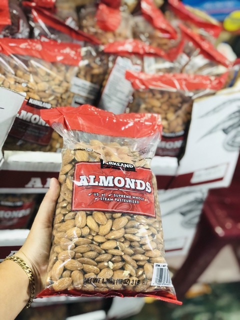 Hạt hạnh nhân Kirkland không muối 1.36kg của Mỹ | BigBuy360 - bigbuy360.vn