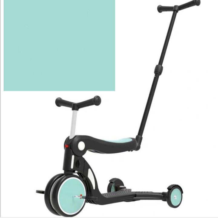 Xe scooter đa năng 5 trong 1 Freekids FREESHIP  có tay đẩy sau đa năng