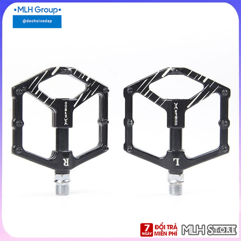 Pedan Bàn Đạp Xe Đạp, Pedal Thay Thế Cho Xe Đạp Thể Thao Địa Hình Nhôm Siêu Nhẹ Chống Trượt Cho Xe Đạp MTB MLH