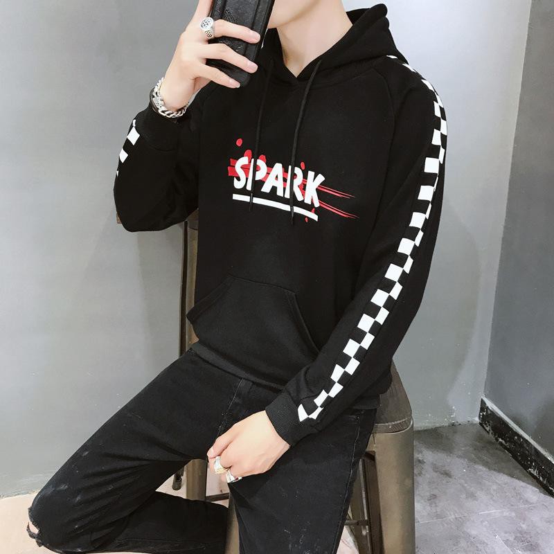Áo Hoodies thời trang Nỉ ngoại dày dặn cho nam nữ phối caro C057
