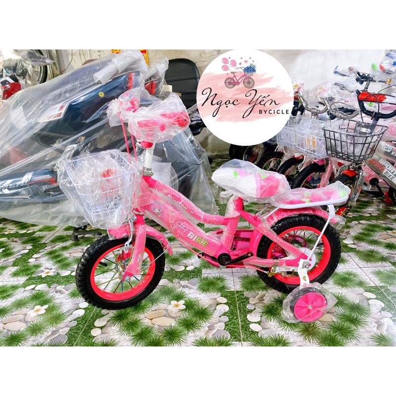 XE ĐẠP TRẺ EM 12IN GHBIKE 2 ỐNG ĐÀI LOAN NEW