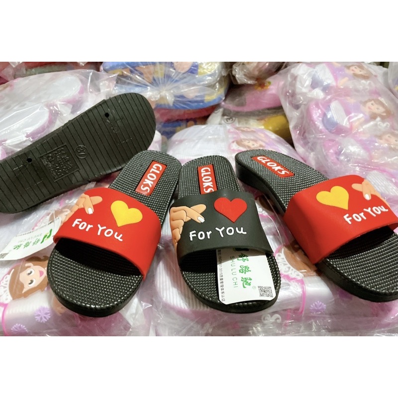 dép nữ - dép trái tim siêu cute
