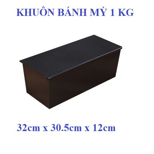 KHUÔN NHÔM BÁNH MỲ GỐI 1KG