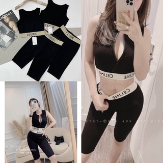 Bán sỉ bộ celinn sát nách màu đen