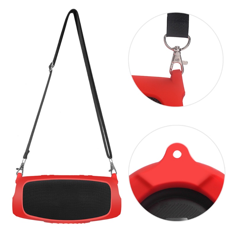 1 Vỏ Silicon Bảo Vệ Có Dây Đeo Cho Tai Nghe JBL Charge 5 Sp