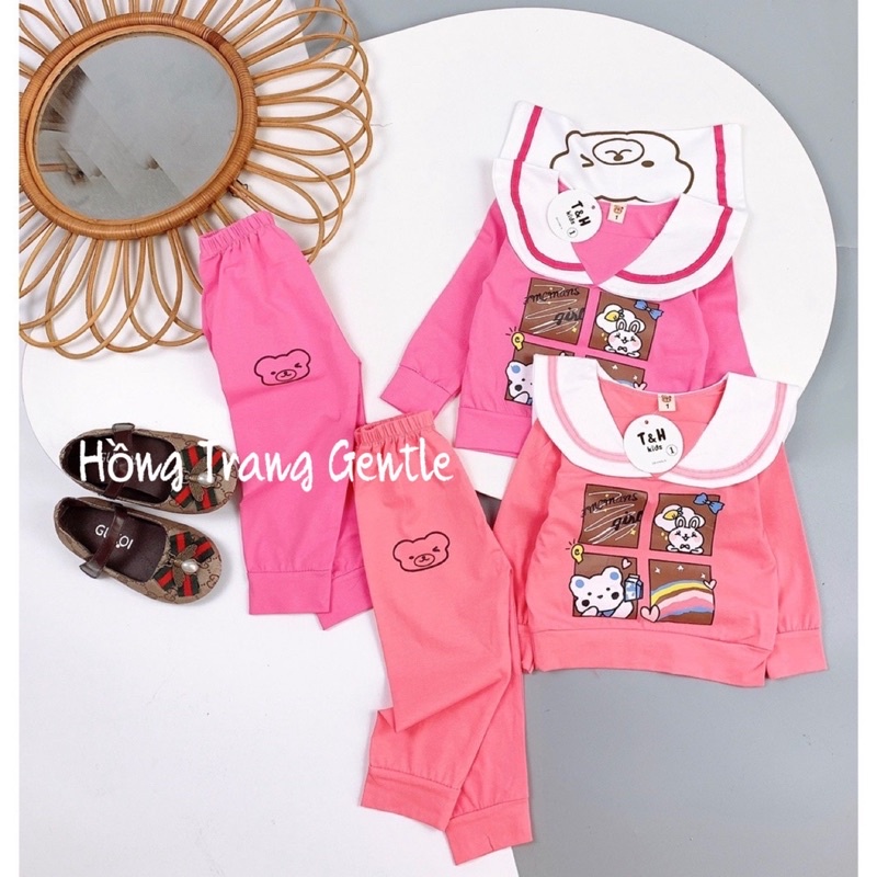 Sét Bộ thu đông thuỷ thủ cho bé gái