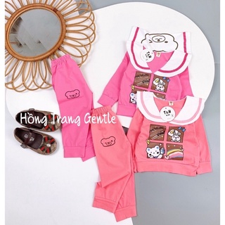 Sét Bộ thu đông thuỷ thủ cho bé gái
