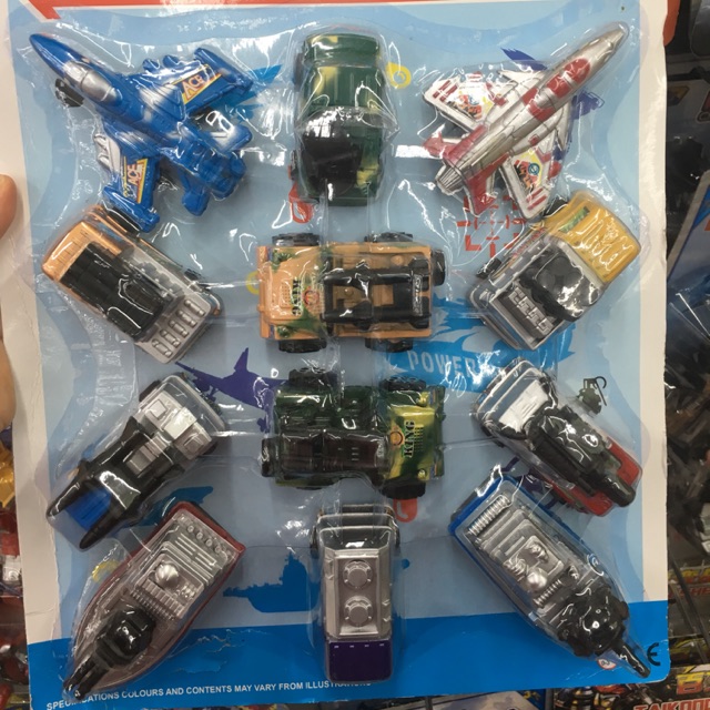 Set 12 oto mini cho bé
