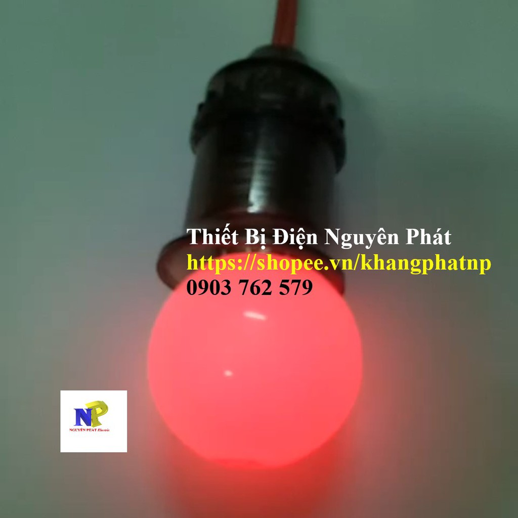 Bóng LED Chanh 1w Đổi Màu E27-Hàng Chất Lượng Cao