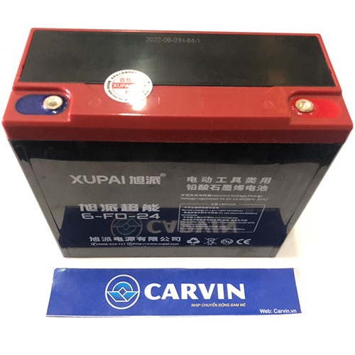 Bộ 5 bình ắc quy xe máy điện Xupai 20AH, 21.6AH và Xupai 24AH | Ắc quy xe điện 60V