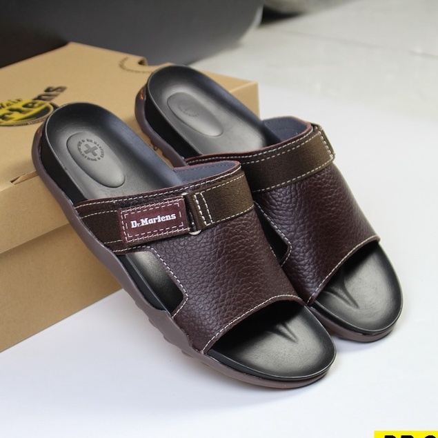 Dép Quai Ngang Dr Martens Thailand . Dép Da Quai Bản Thailand