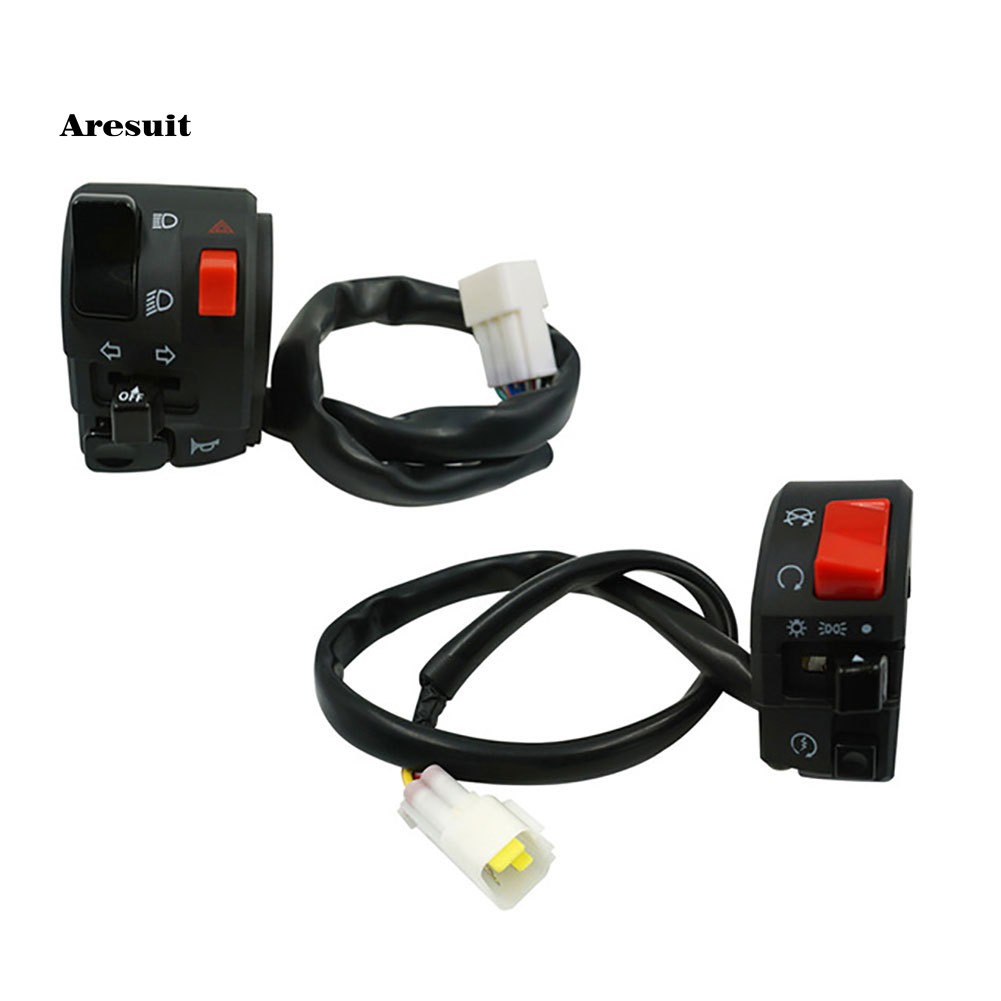 1 Cặp Công Tắc Đèn Xi Nhan / Còi Gắn Tay Lái Xe Máy