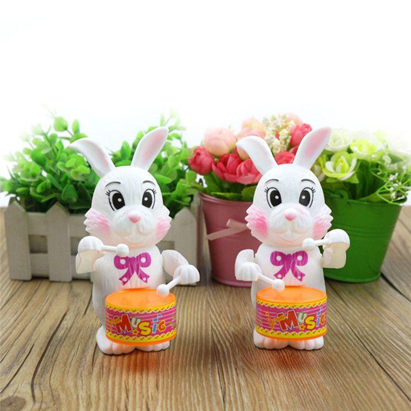 IVORY Đồ Chơi Thỏ Lên Dây Cót Phát Nhạc Dễ Thương Cho Bé Gái