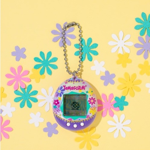 Bandai x Đồng Hồ Đeo Tay Tamagotchi Họa Tiết Hoa Anh Đào Tím Hồng Xinh Xắn