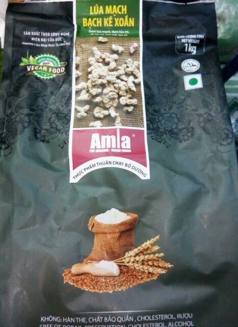 Gà chay 1kg lúa mạch bạch kê xoắn Amla thực phẩm chay sạch eatclean