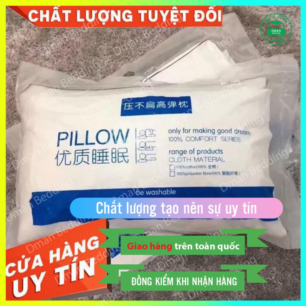 Ruột gối HILTON tiêu chuẩn khách sạn hàng cao cấp - 1 đôi