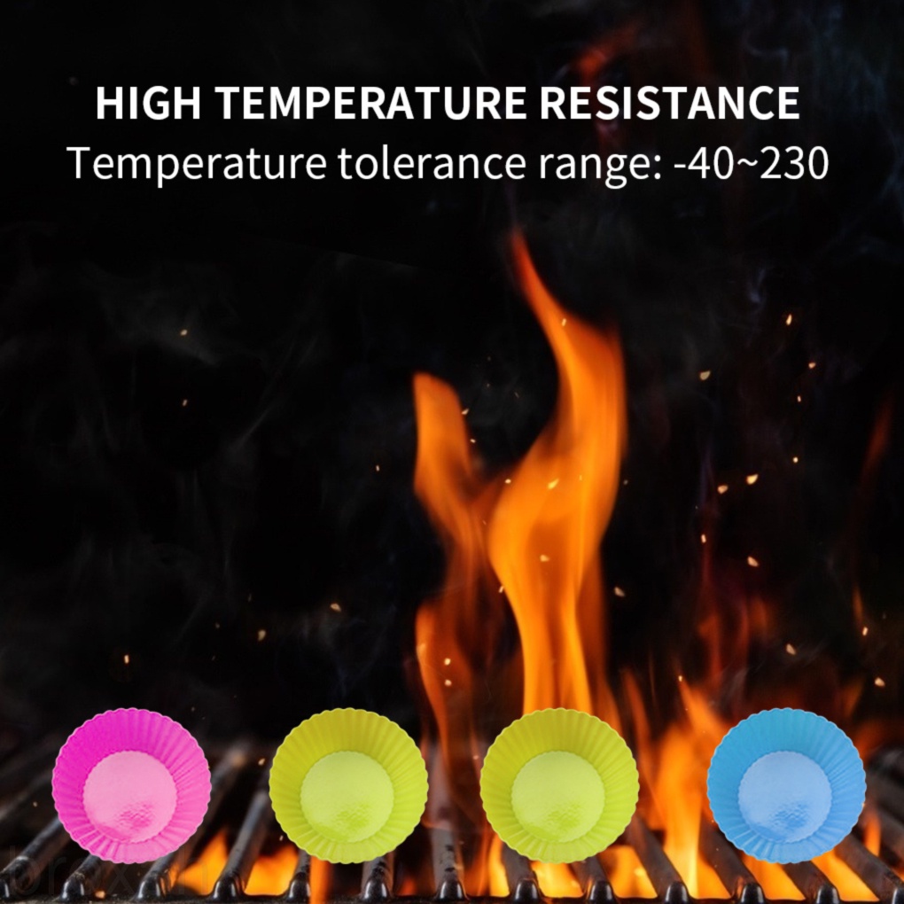 Khuôn Silicone Làm Bánh Chống Dính Màu Ngẫu Nhiên
