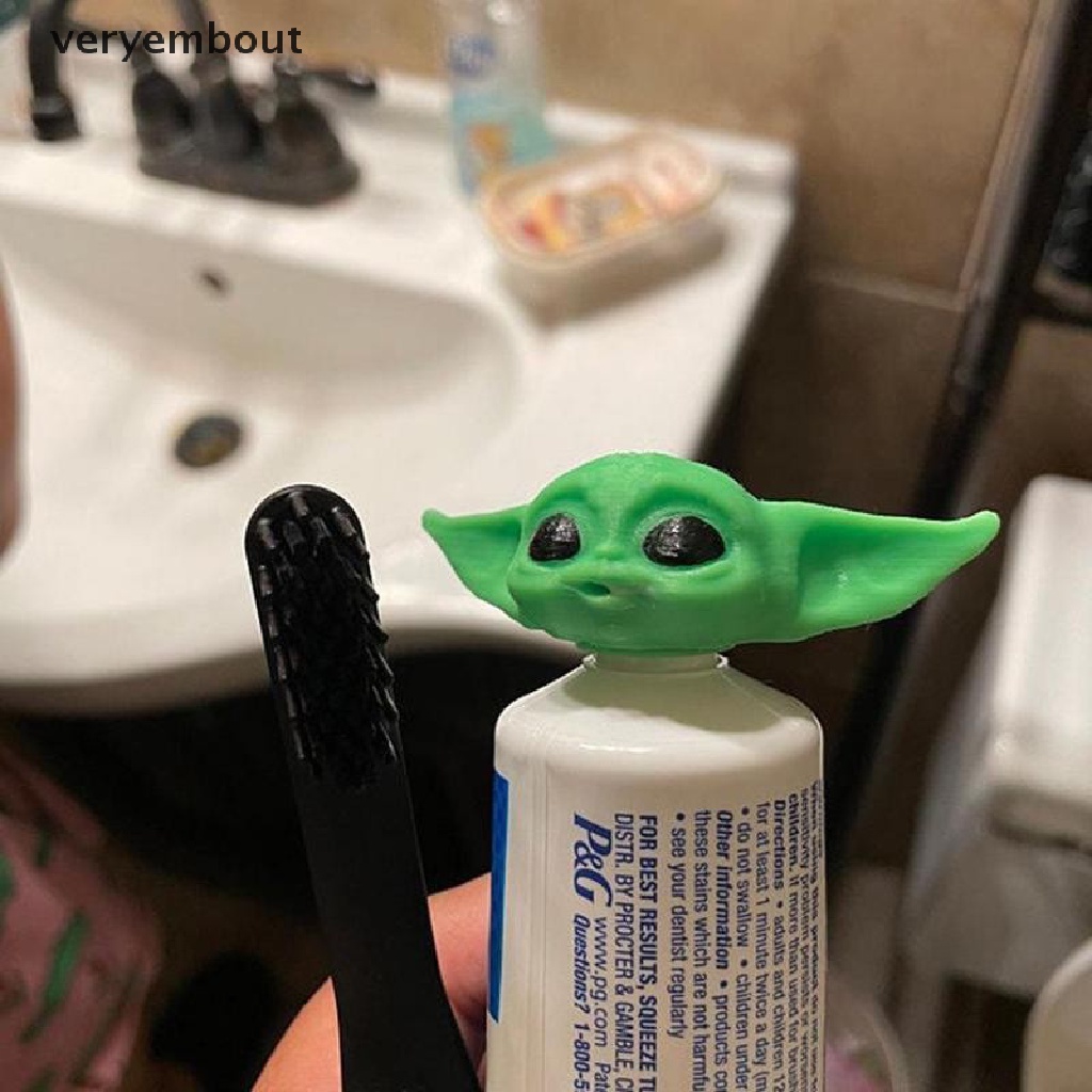 Ut Baby Yoda Dụng Cụ Nặn Kem Đánh Răng Hình Chữ Y Nắp Mandalorian Yoda