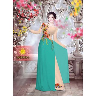 Vải Áo Dài Tằm Ý, Lụa Nhật  DAD595